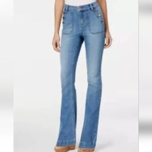 Style & Company High Rise Boot Leg Blue Denim Jeans